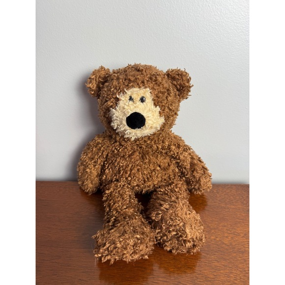 Ty Classic Teddy Bear with Curly Hair TySilk 2006 TY 13in - Picture 1 of 4